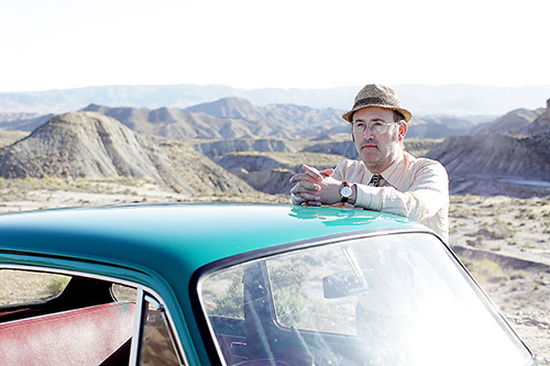 Almodóvar regular Javier Cámara as teacher and Beatlemaniac Antonio in LIVING IS EASY WITH EYES CLOSED