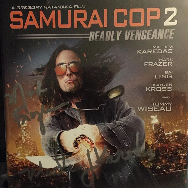 SAMURAI COP 2 SIGNED Blu-rays! Thx @Cinema_Epoch! Giving these away TONIGHT @ 7:30p screening plus Q & A w/ @hotnicolebailey #movies #Detroit #48201